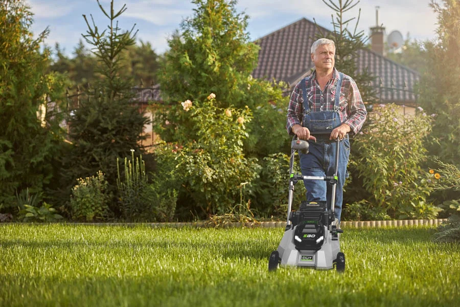 battery powered self propelled lawn mowers